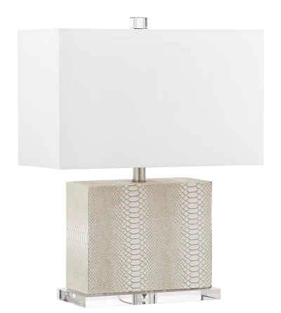 Delia Table Lamp in Creme