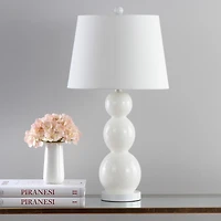 Jayne 3 Sphere Table Lamp Set in White