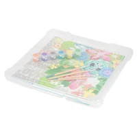 Iris® Clear 12" x 12" Slim Portable Project Case, 10 Pack
