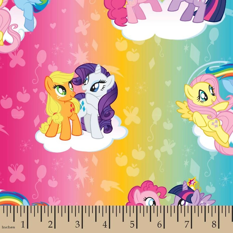 Hasbro My Little Pony Ombre Toss Cotton Fabric
