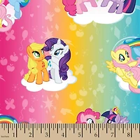 Hasbro My Little Pony Ombre Toss Cotton Fabric