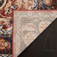 Bijar Floral Medallion 4' X 6' Area Rug