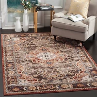 Bijar Floral Medallion 4' X 6' Area Rug