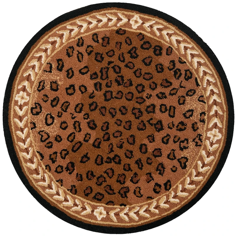 Chelsea Safari 3' X 3' Round Area Rug