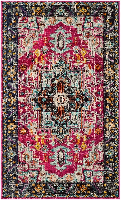 Monaco Transitional Medallion 3' X 5' Area Rug