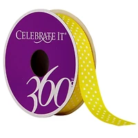 5/8" Grosgrain Small Polka Dots Ribbon by Celebrate It® 360°™