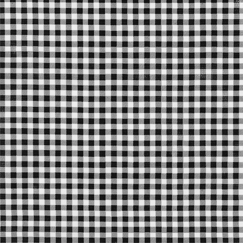 Black 1/4" Gingham Oilcloth
