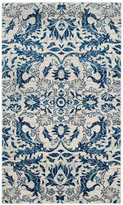 Evoke Floral Damask 3' X 5' Area Rug