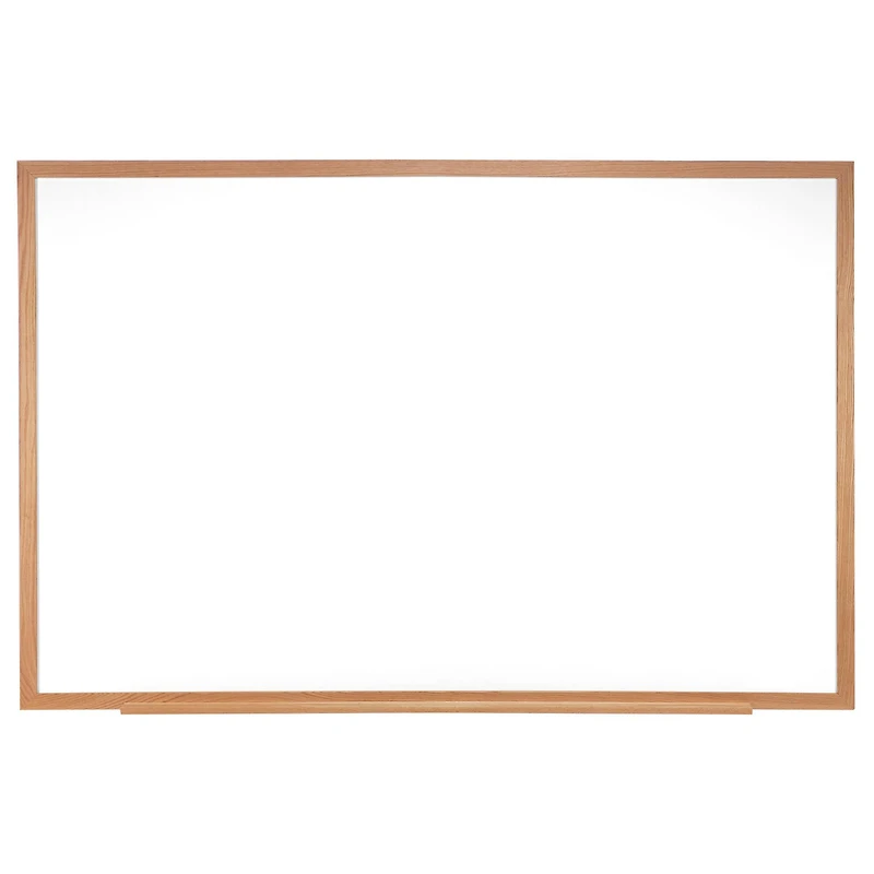 Ghent Melamine Whiteboard w/Wood Frame, 18" x 24"