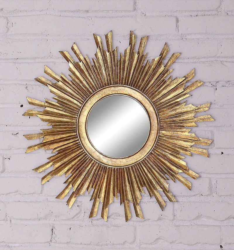 Hello Honey® Sunburst Mirror, Gold Finish
