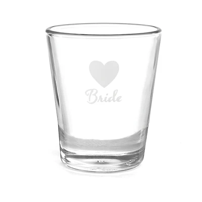 Hortense B. Hewitt Co. Wedding Party Heart Shot Glass