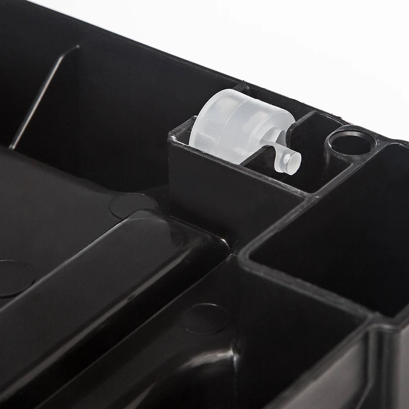 Iris® 3-Drawer Cart with Organizer Top, Black