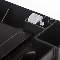 Iris® 3-Drawer Cart with Organizer Top, Black