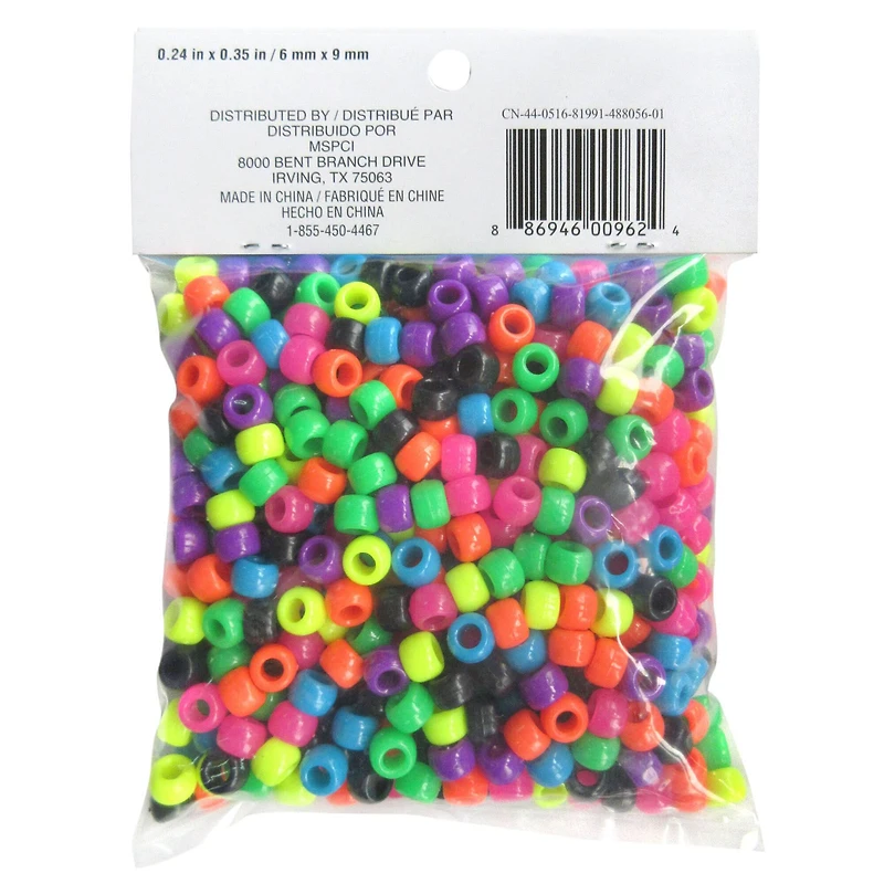 9mm Bright Pony Beads by Creatology™