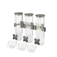 Honey Can Do SmartSpace™ Edition Wall Mounted Triple Canister Dispenser