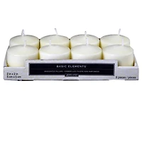Ashland® Basic Elements™ Ivory Pillar Candles, Value Pack