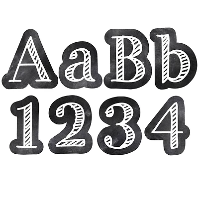 Creative Teaching Press® Chalk It Up! Chalkboard 4" Designer Letters