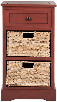 Carrie Side Table in Red