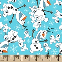 Disney® Frozen Fever Olaf Snowman Toss Cotton Fabric