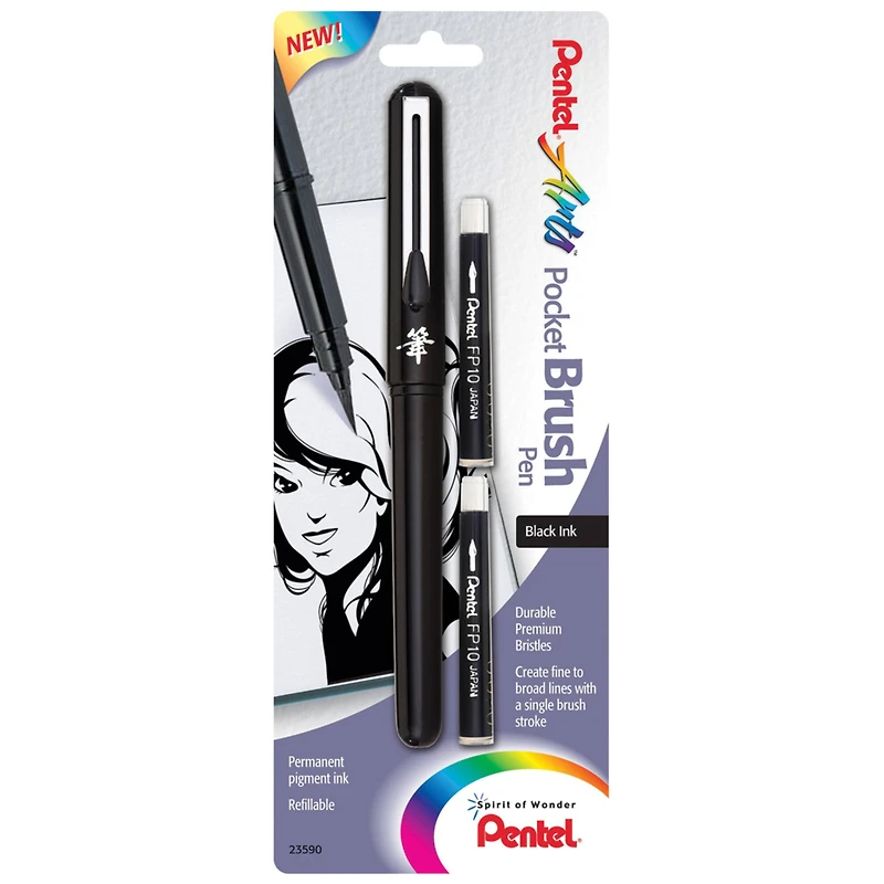 Pentel Arts® Pocket Brush Pen