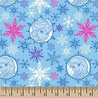 Disney® Frozen Sisters Papercut Badges Toss Quilting Cotton Fabric