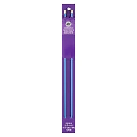 14" Anodized Aluminum Knitting Needles by Loops & Threads
