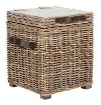 19.5" Merlie Trunk in White