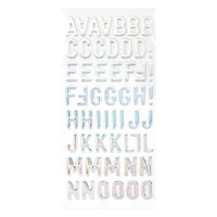 Iridescent Pastel Puffy Alphabet Stickers by Recollections™