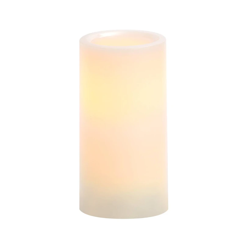 White 3" x 6" LED Pillar Candle By Ashland®