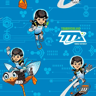 Disney® Miles Power Blue Quilting Cotton Fabric