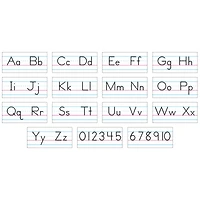 Trend Enterprises® Basic Alphabet Zaner-Bloser Manuscript Bulletin Board Set