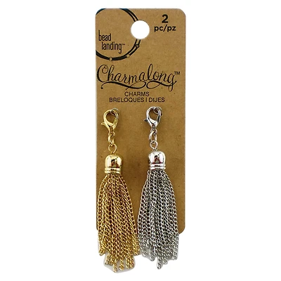 Gold & Silver Tassel Charm Set by Bead Landing™