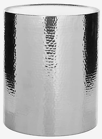 Polonium Accent Table in Silver