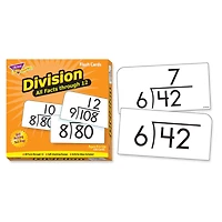 Trend Enterprises® 3” x 6” Division Math 0-12 All Facts Skill Drill Flash Cards