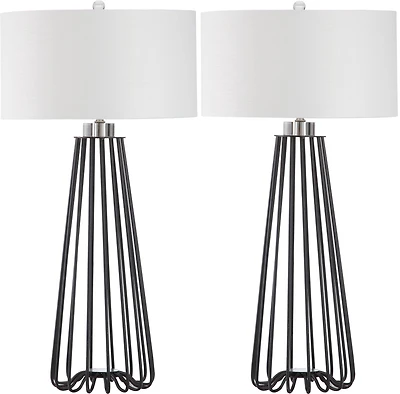 Estill Table Lamp Set in Black