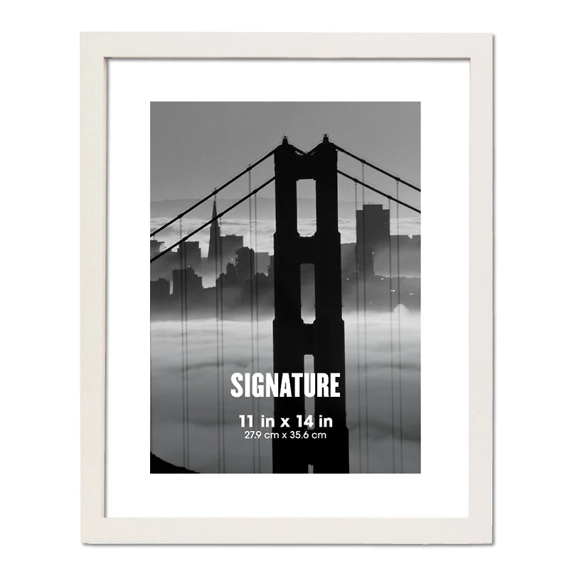 White Wood Frame Signature by Studio Décor®