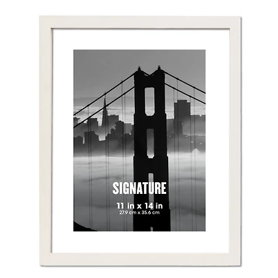White Wood Frame Signature by Studio Décor®