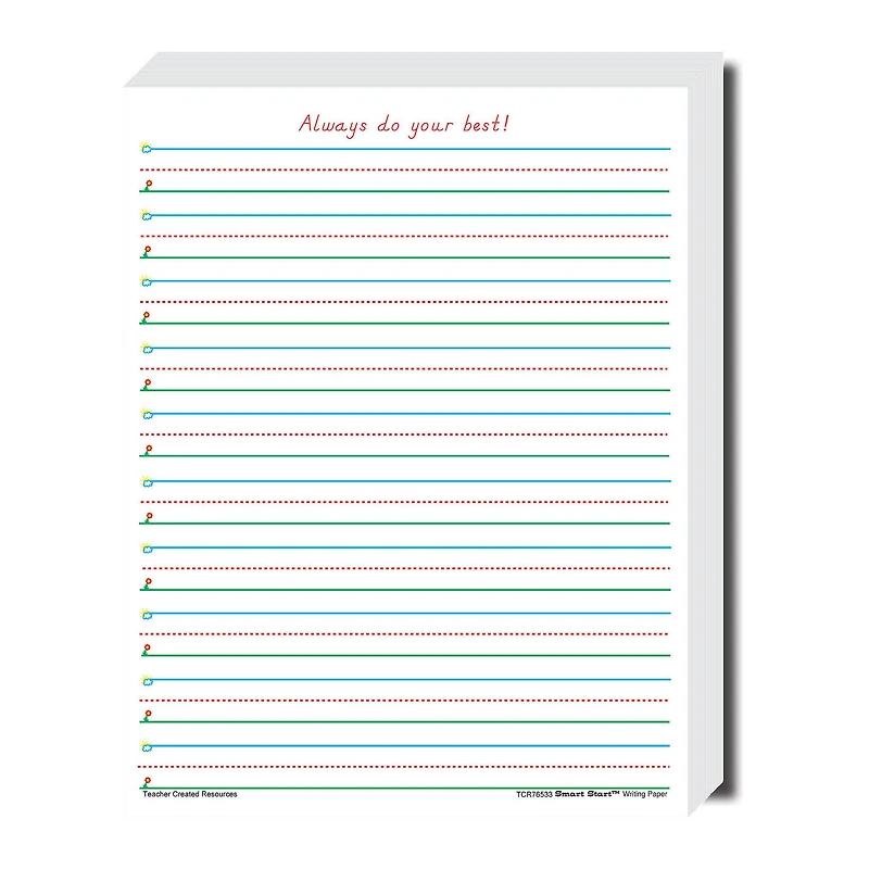 Smart Start Grades 1-2 Writing Paper