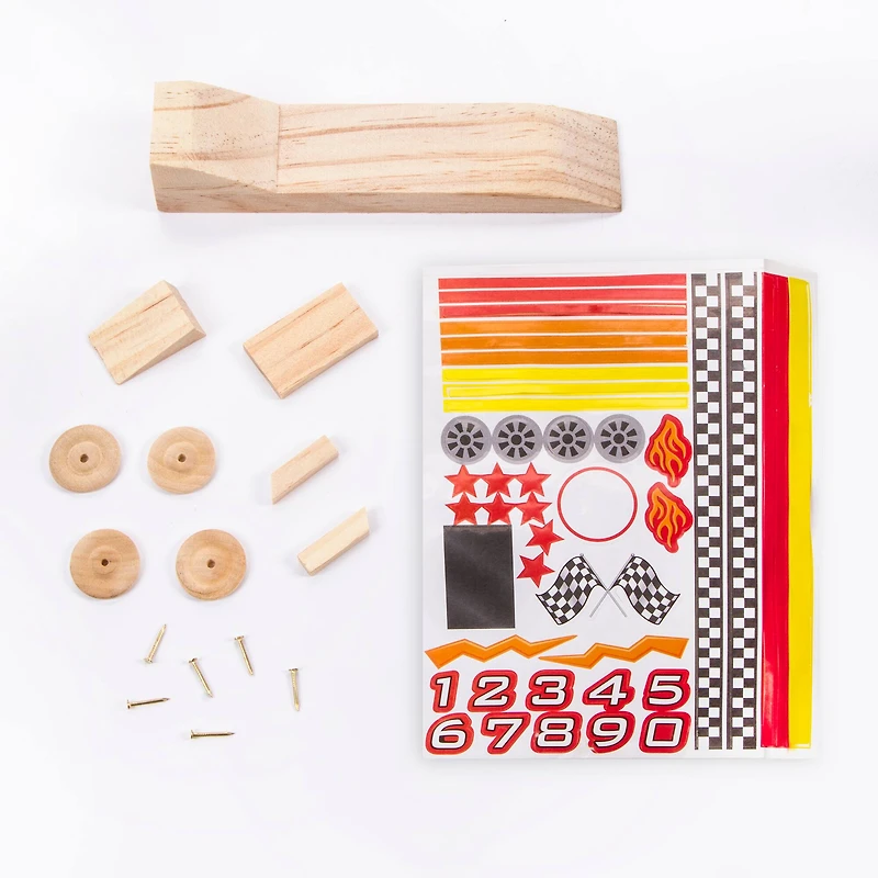 Wooden Race Car Model Kit by Creatology™