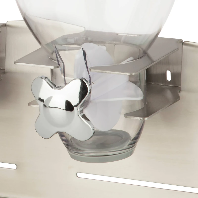 Honey Can Do Silver Designer Edition Double Dry Food Dispenser