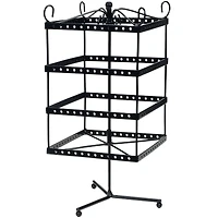 Black Metal Spinning Earring Rack by Bead Landing™