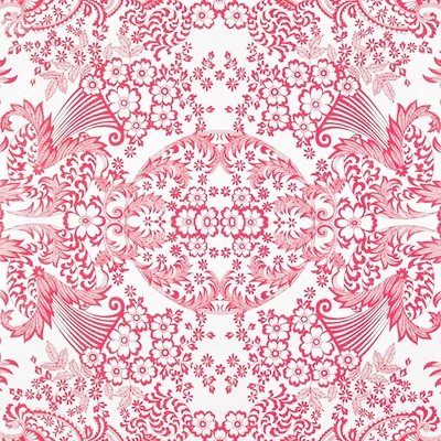Pink Paradise Lace Oilcloth