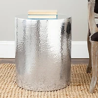 Polonium Accent Table in Silver