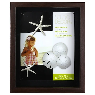 8" x 10" Espresso Shadow Box by Studio Décor®