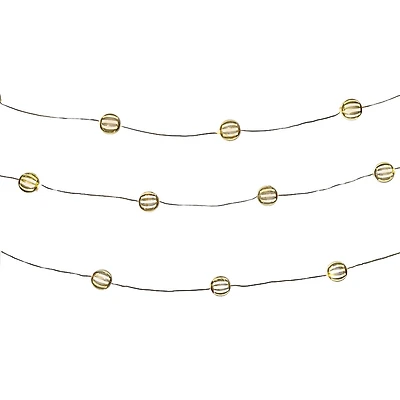 Apothecary & Company™ Decorative LED String Lights, Striped Micro Balls