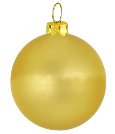 Matte 4" Commercial Shatterproof Christmas Ball Ornament, Twilight Gold