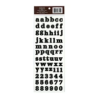Black Small Font Alphabet Stickers by Recollections™