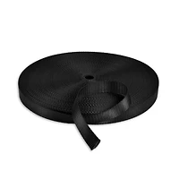 1" Black Nylon Webbing