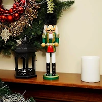 14" Wooden Cymbalist Nutcracker