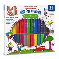 Kwik Stix Tempera Paint, 24 Pack